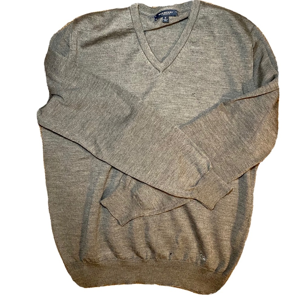 Burberry Wool Sweater V Neck